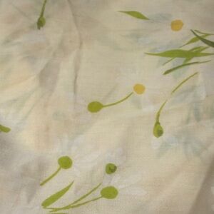 Vintage Yellow Floral Fitted Sheet